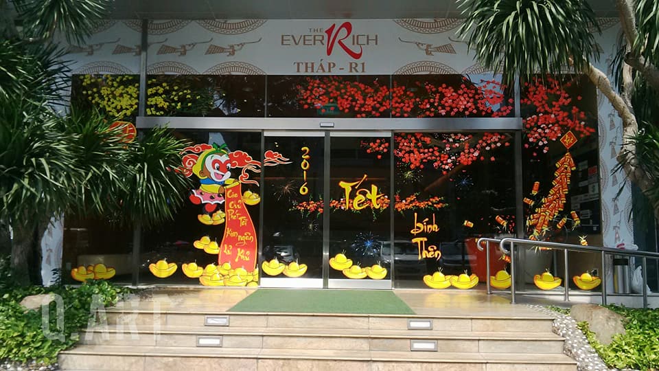VẼ TRANH TRANG TRÍ NGÀY TẾT